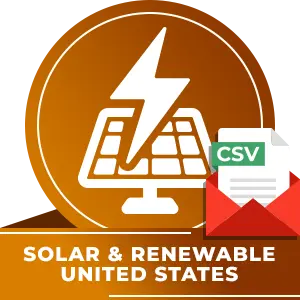 Solar Renewable Energy Email List United States