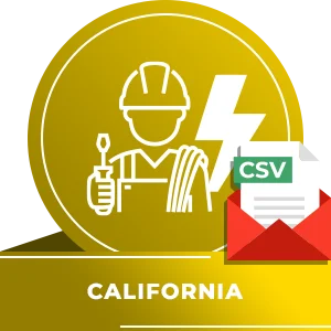 Electrician Email Lists of California