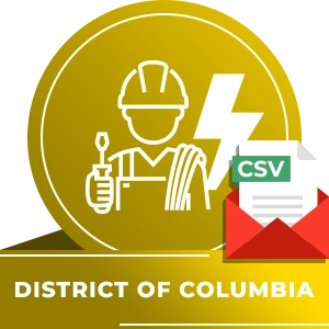 District of Columbia Electrician Email Lists