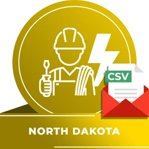 Electrician Email Lists of North Dakota