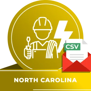 Electrician Email Lists of North Carolina
