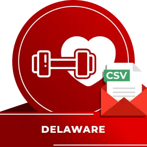 Gym Fitness and Recreational Sports Businesses Email Lists of Delaware