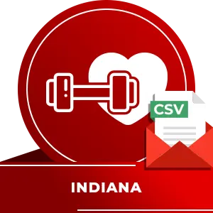 Gym Fitness and Recreational Sports Businesses Email Lists of Indiana