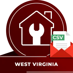 West Virginia Home Builders and Contractors Email List