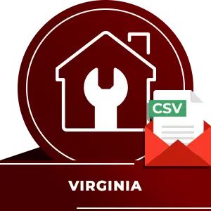 Virginia Home Builders and Contractors Email List