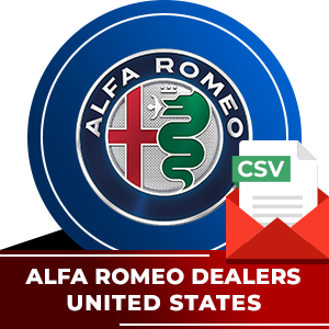 Alfa Romeo Dealers Email List - United States