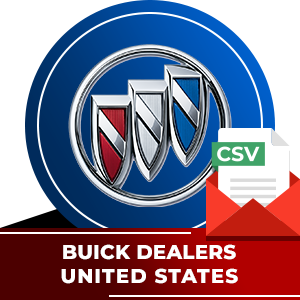 Buick Dealers Email List - United States