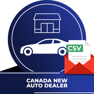 Canada New Auto Dealer Email List
