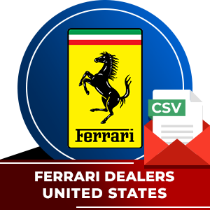 Ferrari Dealers Email List - United States