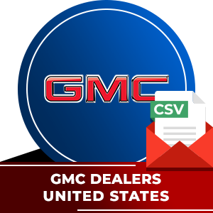 GMC Dealers Email List - United States