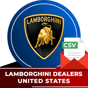 Lamborghini Dealers Email List - United States