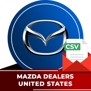 Mazda Dealers Email List - United States