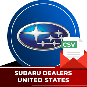 Subaru Dealers Email List - United States