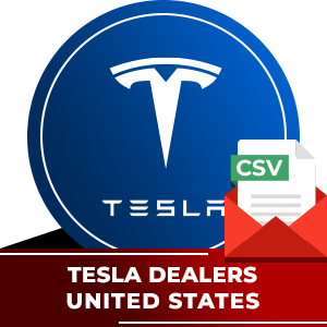 Tesla Dealers Email List - United States