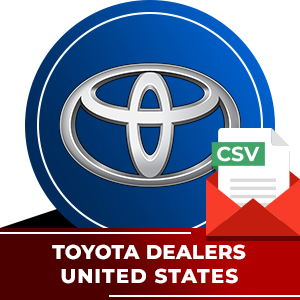 Toyota Dealers Email List - United States