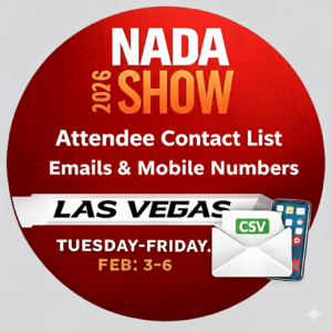 NADA 2026 Attendee Contact List – Emails & Mobile Numbers